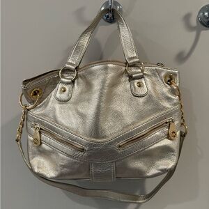 Like New - Michael Kors Metallic Gold Shoulder Bag